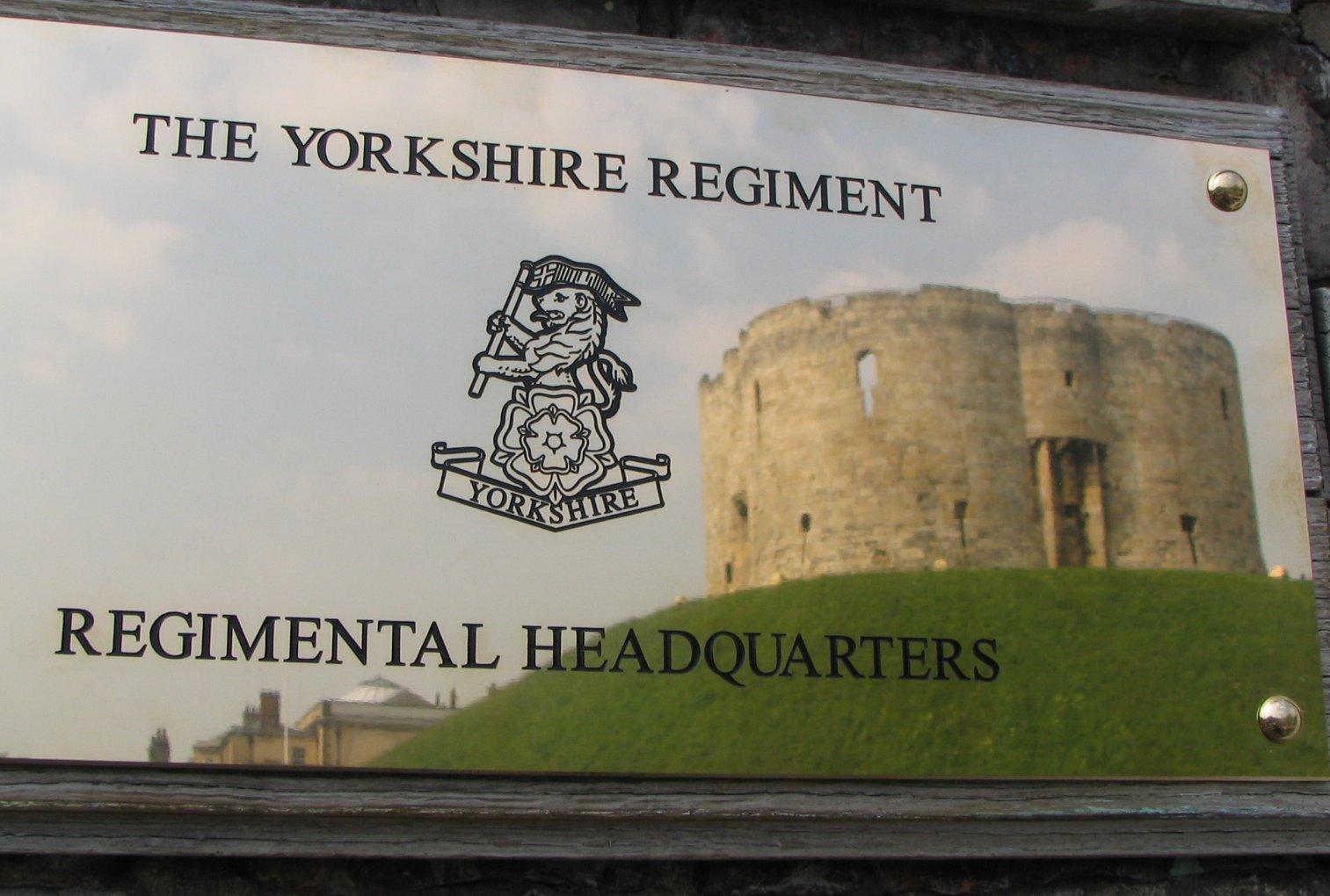 Regimental family – The Royal Yorkshire Regiment